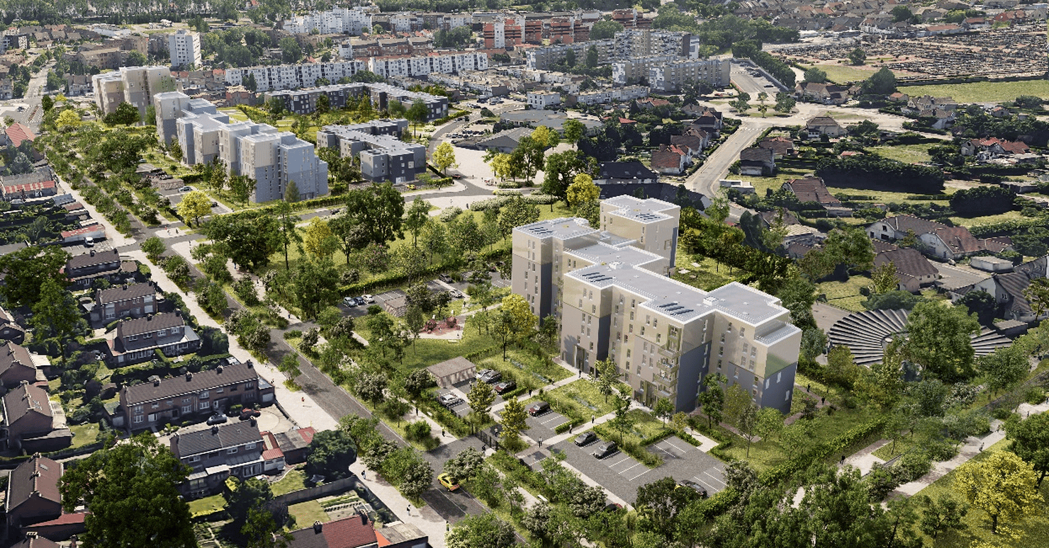 Quartier Guynemer vue aérienne