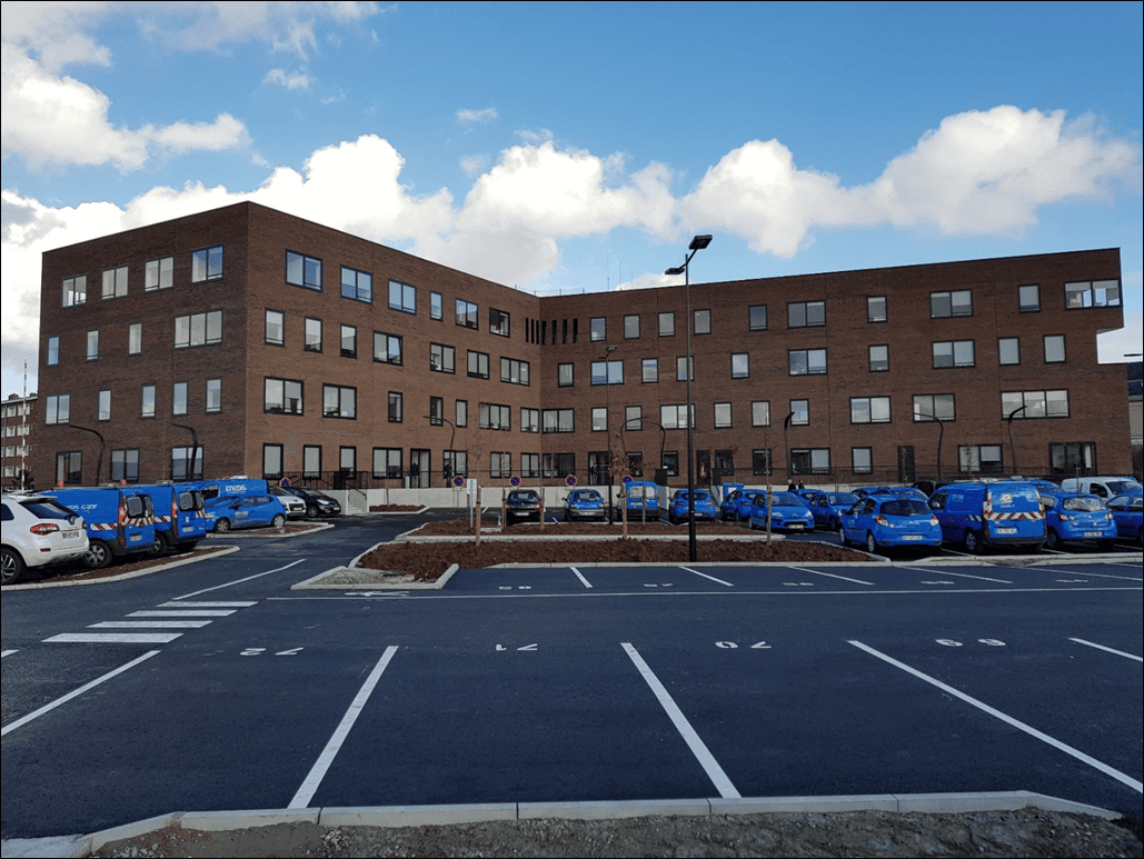 Siège d’Énédis Picardie plan large