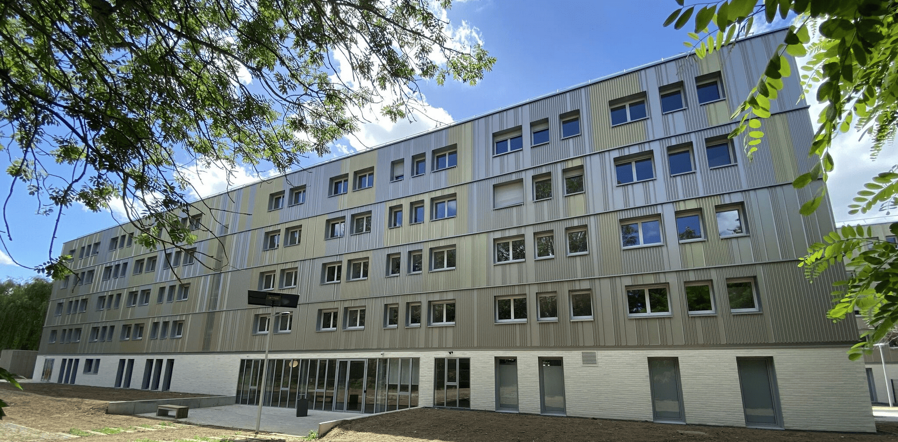 Résidences Bachelard et Boucher plan large